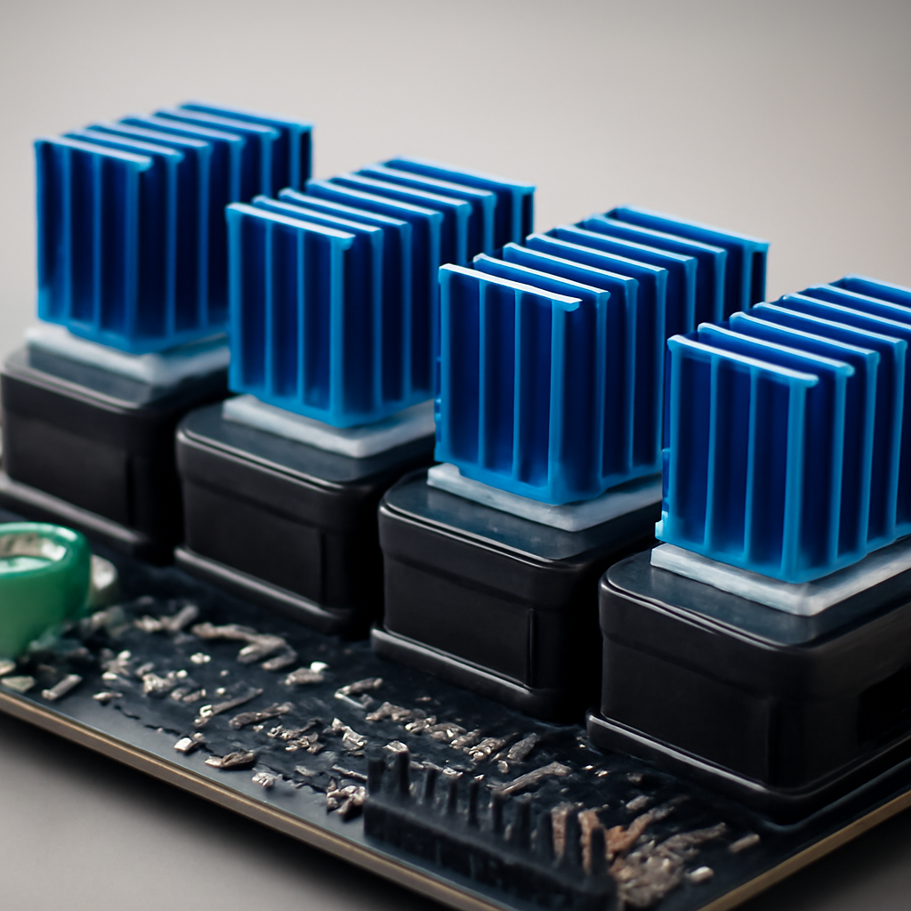 Wärmeregelungskältelemente an Treibern