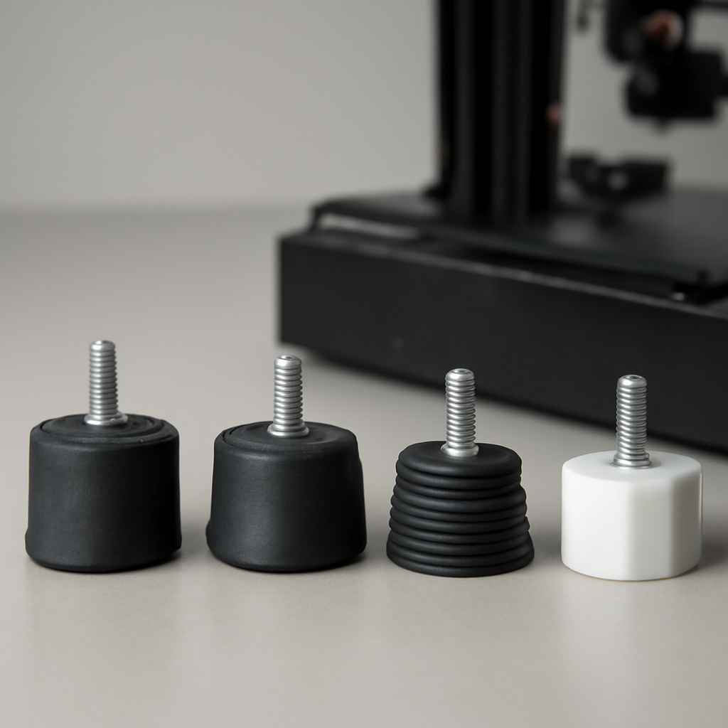 Dämpfer-Füße im Vergleich