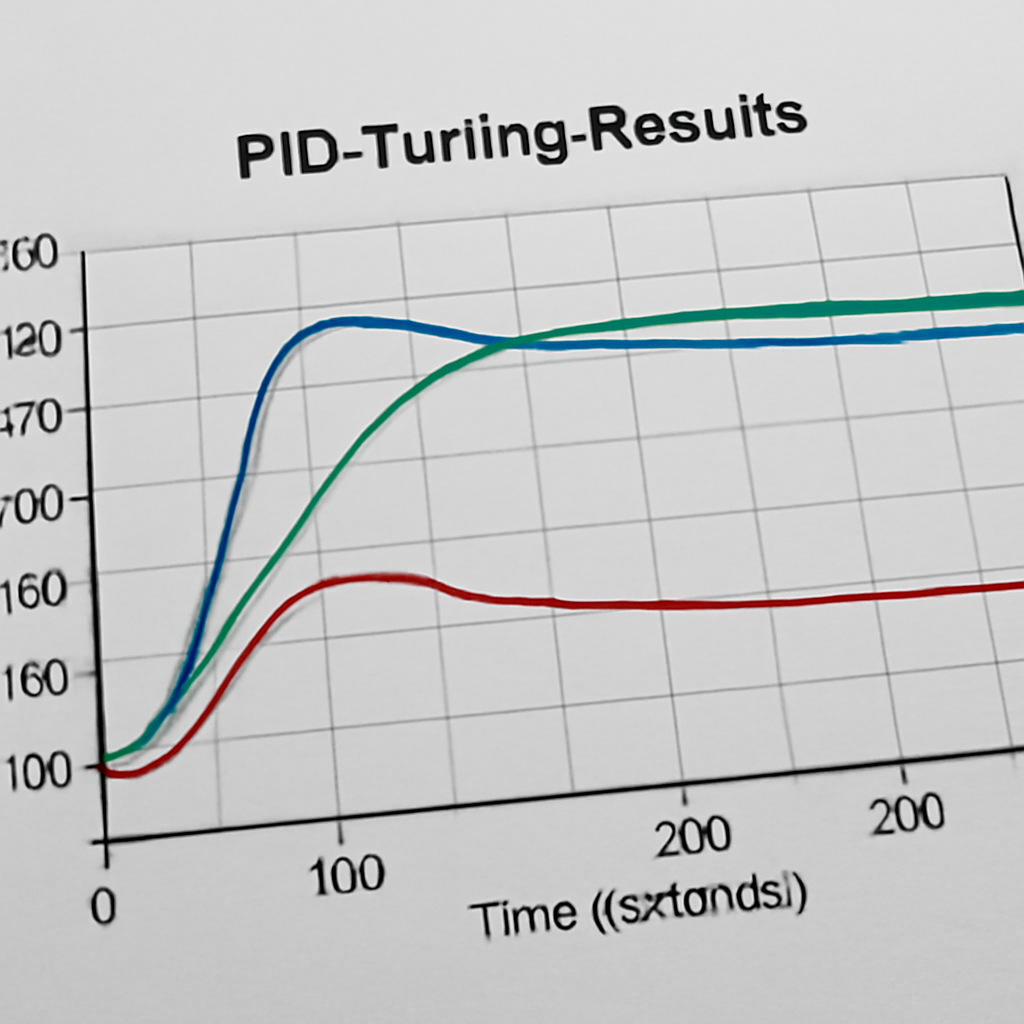 Leistungsdiagramm der PID-Tuning-Resultate