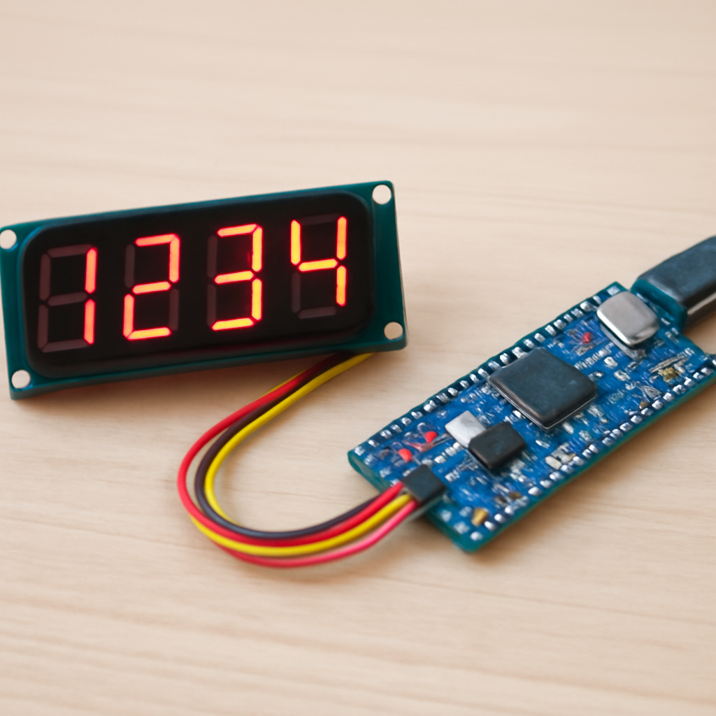 Display-Dashboard mit mehreren Ziffern