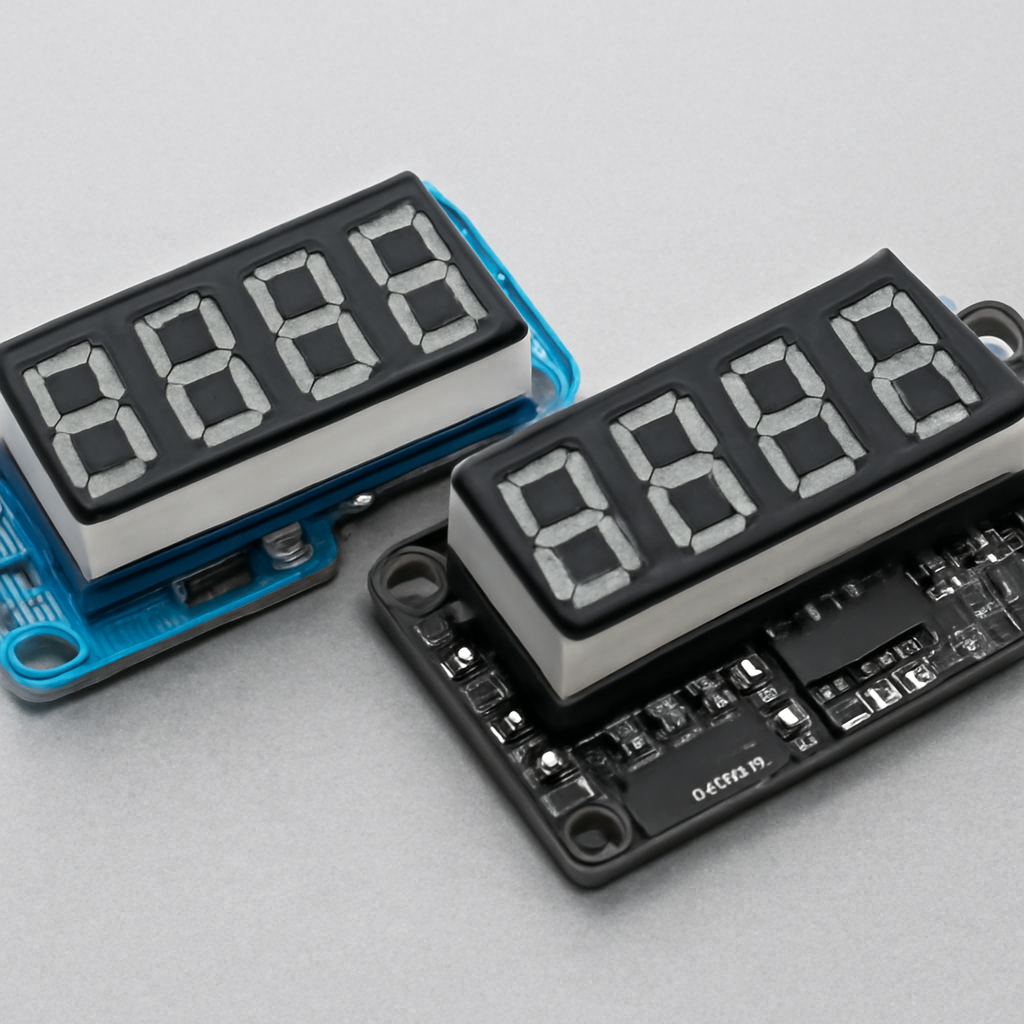 TM1637 Modul vs HT16K33 Board