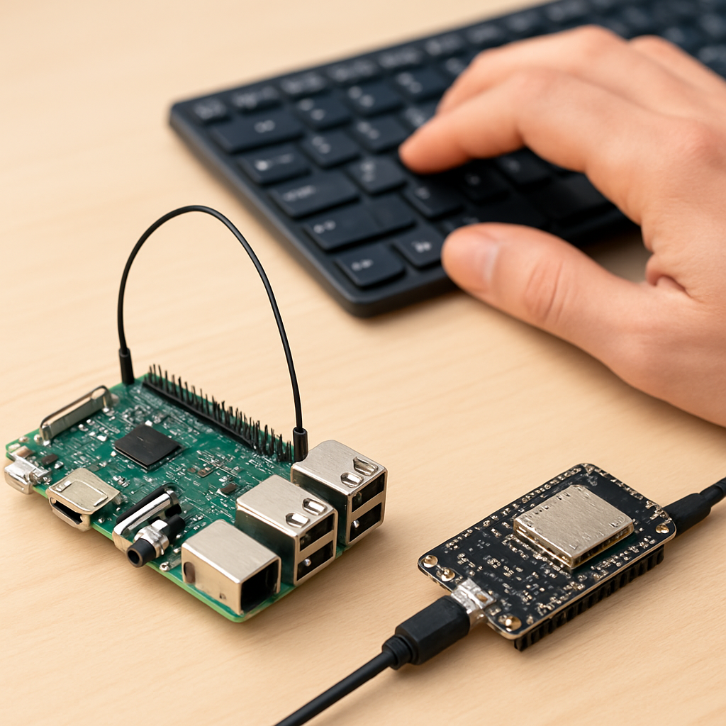 Schritt-für-Schritt-Workflow im Raspberry Pi/ESP32-Setup
