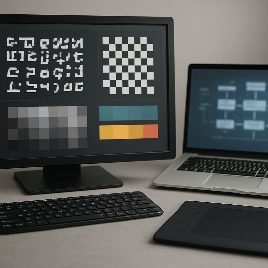 Glyphen-Bilder und Bitmap-Ansichten auf Display