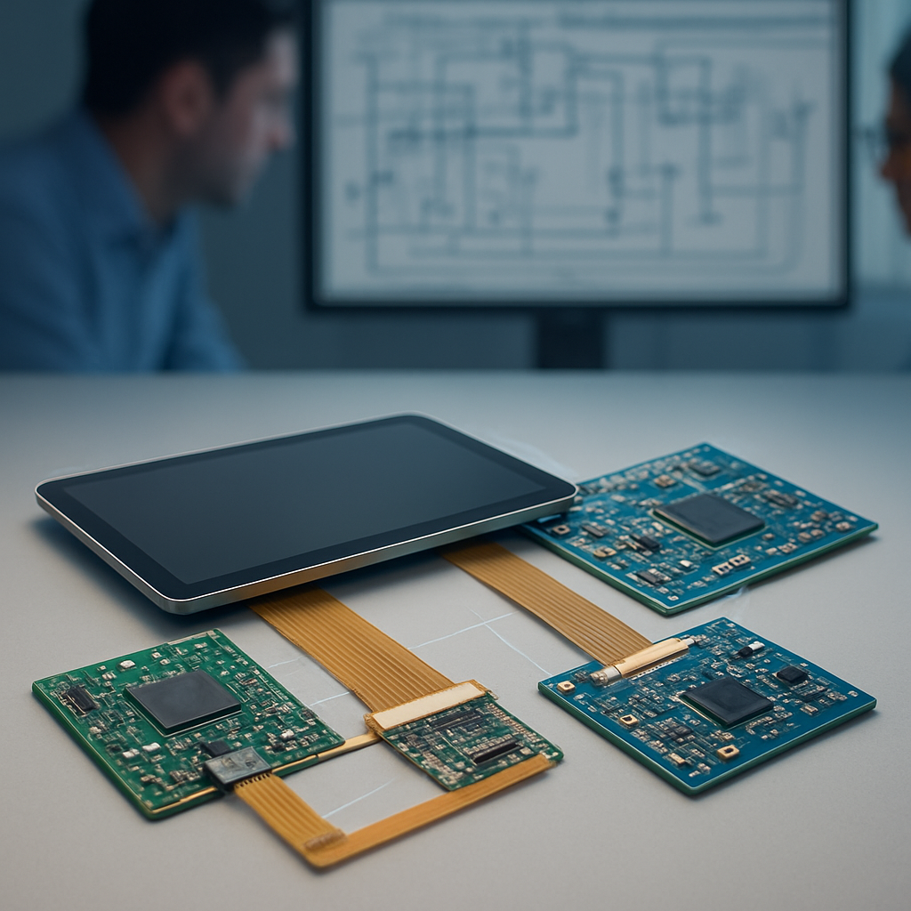 Präzise Demonstration der All-in-One-Architektur am Display