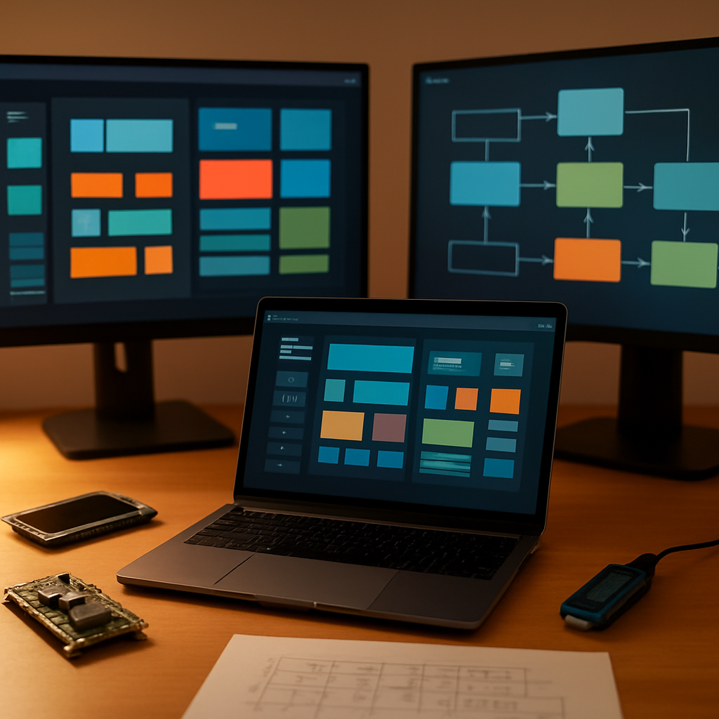 Toolchain-Stack aus LVGL, TFT_eSPI und Linux