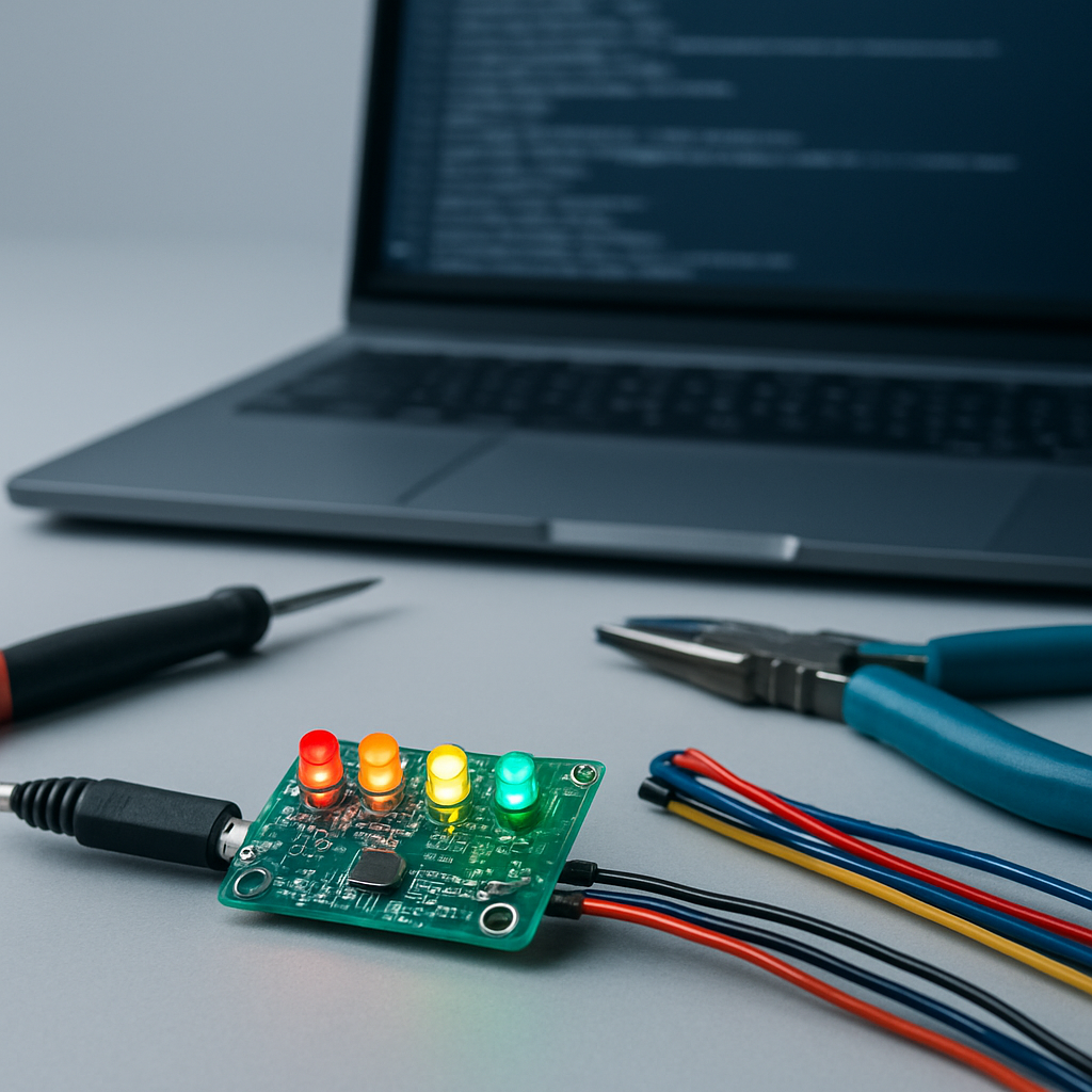 Debugging-Setup: Status-LEDs statt Textlog auf dem Schreibtisch