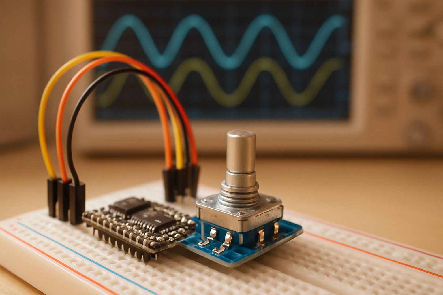 Rotary Encoder am Mikrocontroller auswerten: Grundlagen, Software-Strategien und Praxis