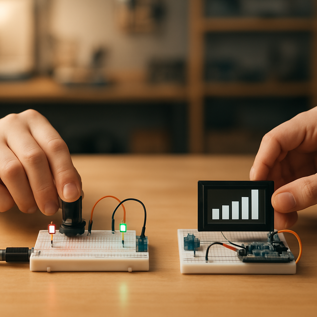 Manuelle vs Bibliotheksbasierte Encoder-Auswertung
