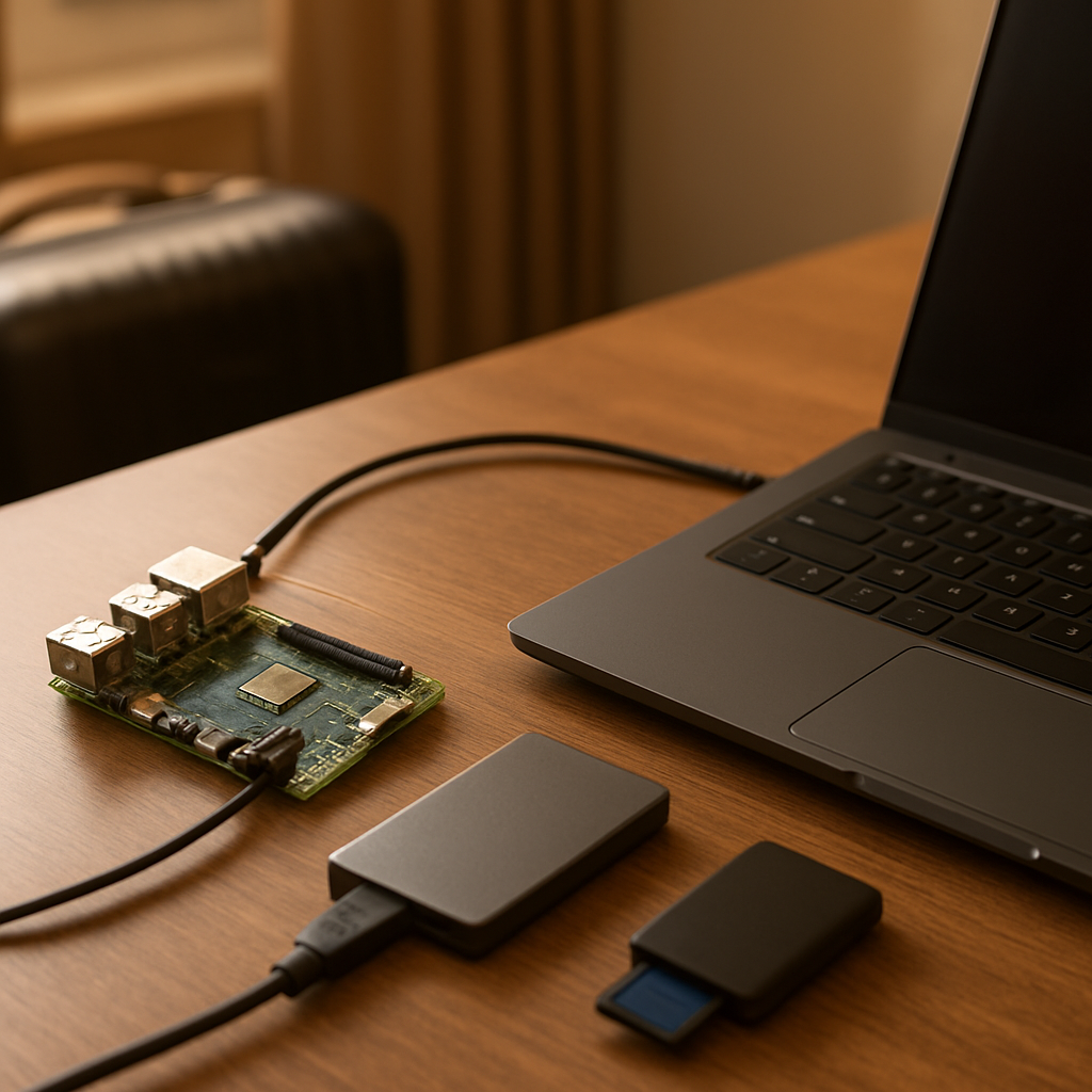 Dreifache Backups auf Reisen – Lokal und Offsite