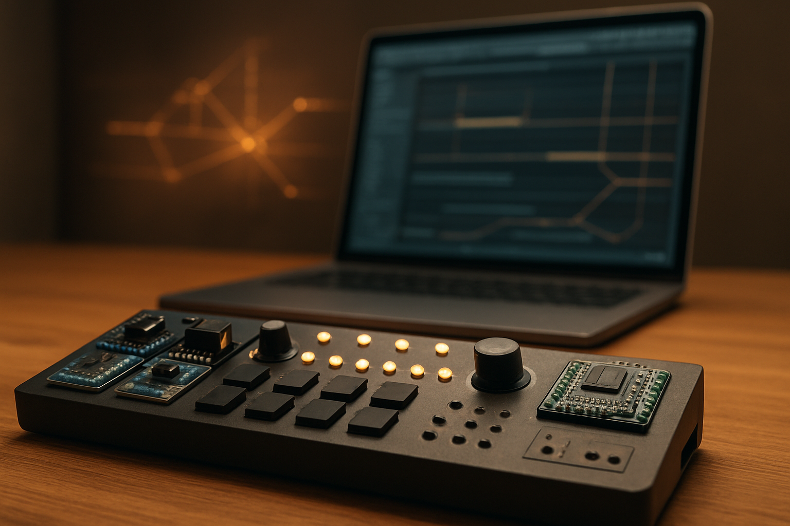 MIDI‑Controller mit Mikrocontroller: Kernarchitektur, Hardware‑UI und RTP‑MIDI‑Ansatz