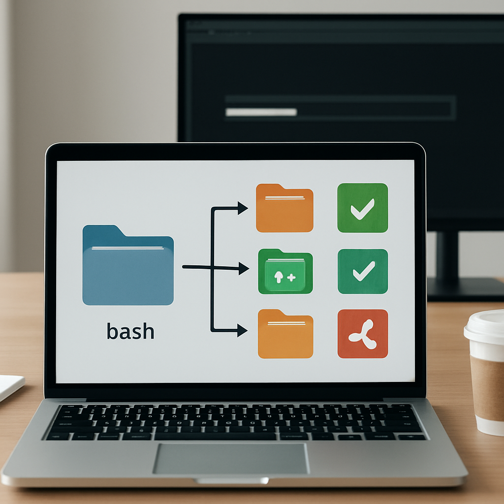 Visualisierung der Bash-Paketorganisation und Abhängigkeiten