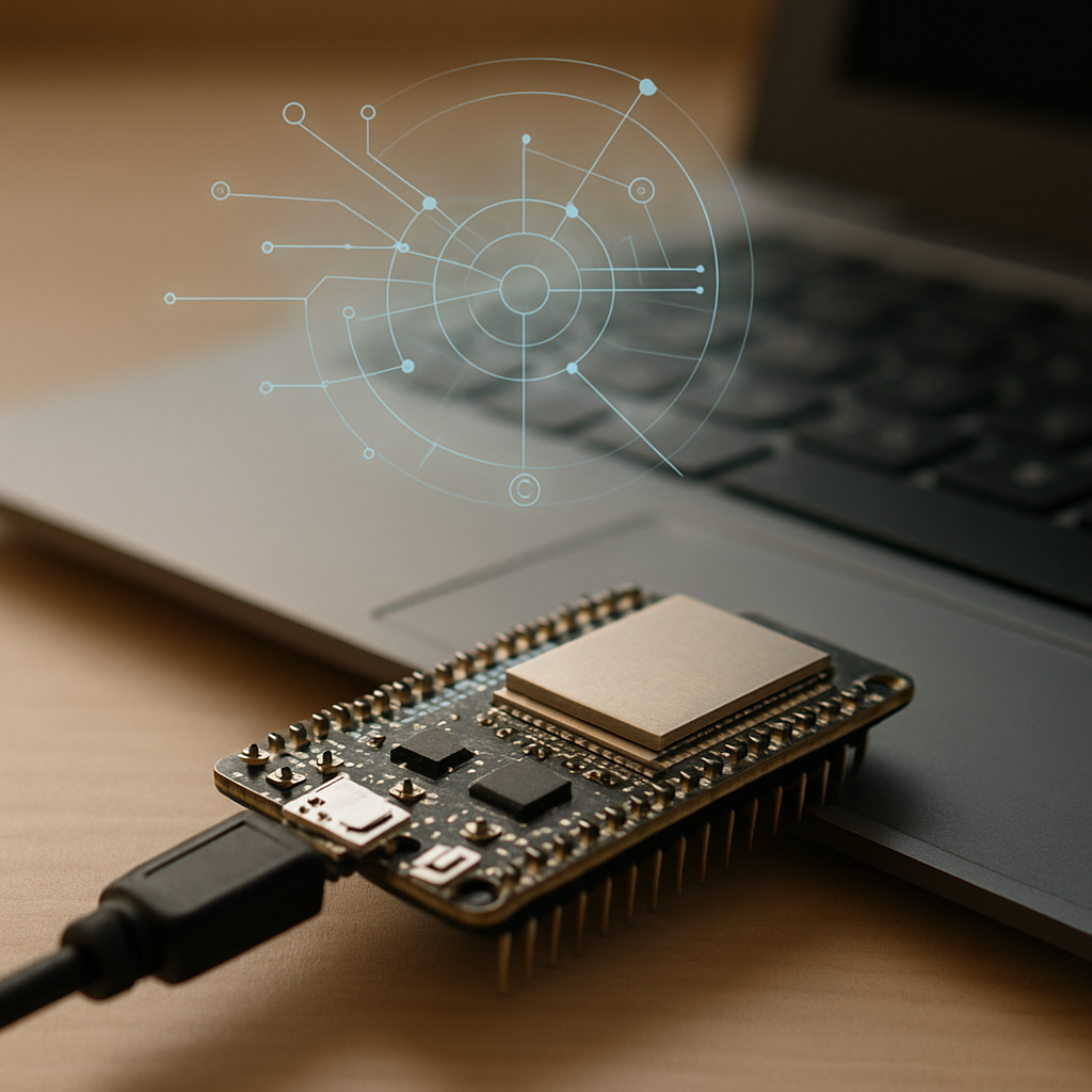 ESP32-Webserver-Architektur praktisch am PC gezeigt