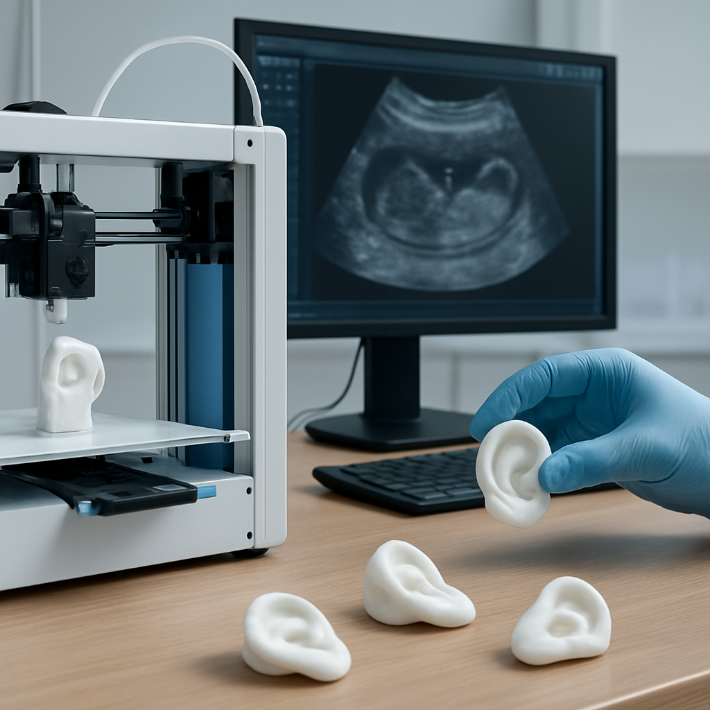 Labor-Szene: Ultraschalldaten treffen 3D-Druck im Labor