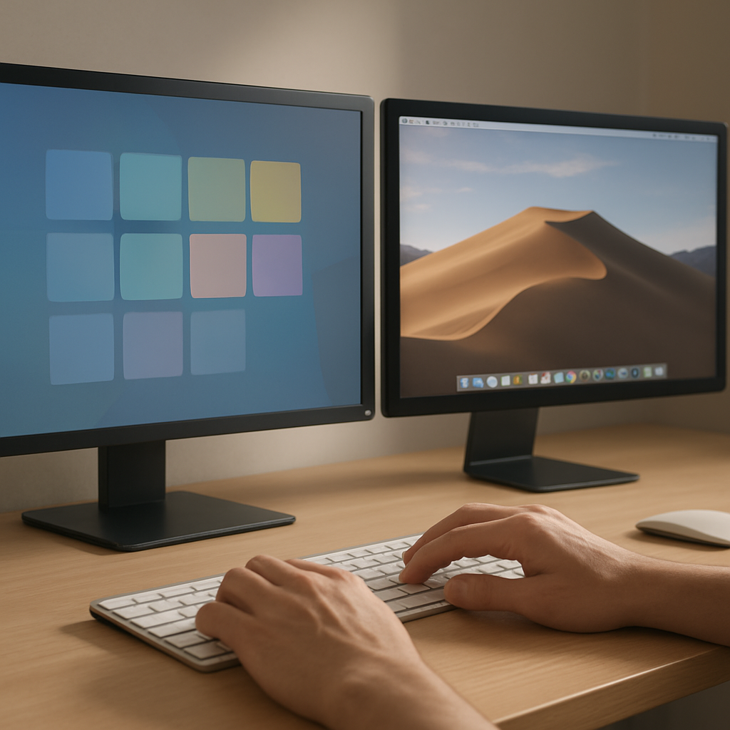 Plattformübergreifende Shortcuts im Vergleich sichtbar.