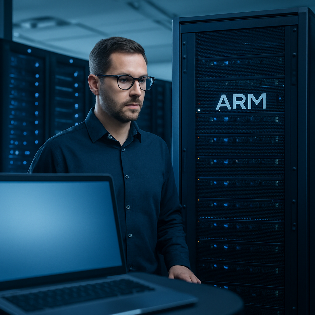 Arbeitsplatz zur ARM-Server-Verwaltung und Virtualisierung